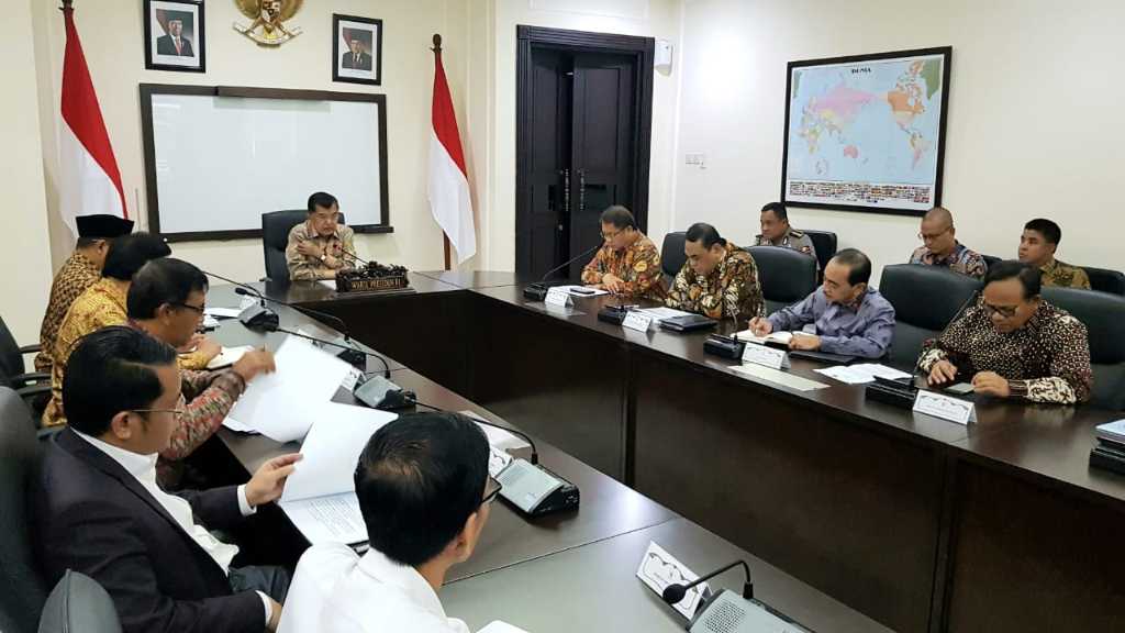 Celebesfoto Wapres Ri Pimpin Rapat Rencana Pembangunan Kampus